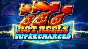 Tampilan visual slot 777 Hot Reels: Supercharged dengan tema buah yang membara
